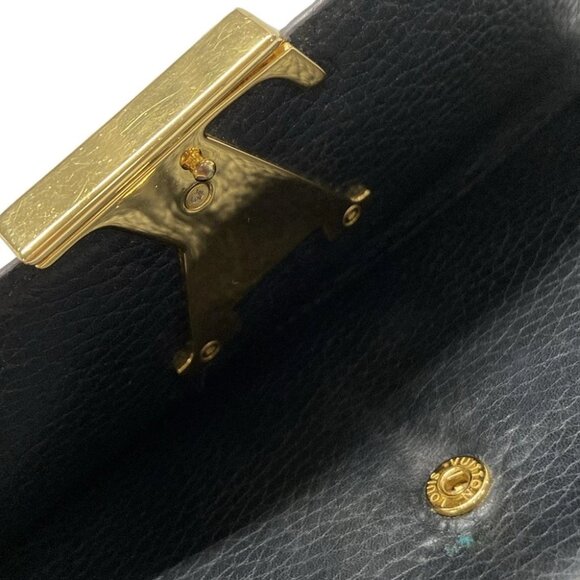 Auth LOUIS VUITTON Portefeuille Capsine M61248 Noir Capucines - MI2135 - Picture 11 of 13